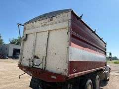1989 Freightliner Semi, 766,000 Miles, 9 Speed Transmission, 19’ Steel Box, Roll Tarp, 855 Cummins @