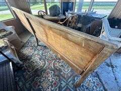 Church Pew, 10’6” Wide, Needs Some Repair