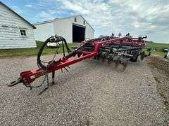 2010 Case IH 870 EcoloTiger Disk Ripper, 7 Shank, with 5 Bar Harrow, Approx 14’ Wide, SN: 041951