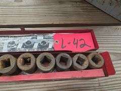 ¾” Impact Sockets, 9 Pieces