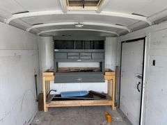 US Cargo 6’ x 10’ Enclosed Trailer, 2” Ball, Double Rear Doors, ST205/75R15 Tires on 5 Bolt Rims, Li