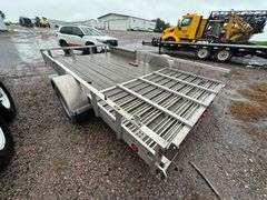 Trophy 14’ Single Axle Aluminum Trailer with Ramp, Lifetime License (No Title)