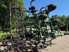 2007 Summers 36.5’ Chisel Plow, Summers 3 Bar Coil Tine Harrow, No Cracks or Welds, SN: F0116