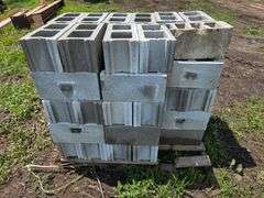 Pallet of Cement Blocks