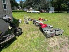 2 Scooters, Believed to be Longbo Brand, all Taken Apart and Most of the Parts Should be There Per S