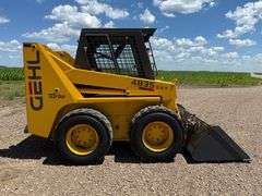 Gehl 4835 SXT Turbo Skid Loader, 985 Hours, Radio, Heat, Auxiliary Hydraulics, Quick Attach, New Buc