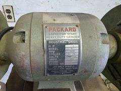 Packard 1/2hp Heavy Duty Grinder on Stand, *Must be Picked Up By Friday, July 25th. No Exceptions!