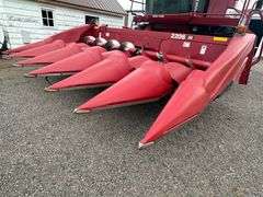 2003 IH Model 2206 Corn Head, 6 Row 30”, Height Control Poly Snoots, SN: 034233