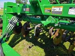 2016 John Deere 2730X 18’ Combination Ripper, 9 Shank, Remlinger 5 Bar Spike Tooth Harrow, Single Po