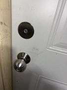 36” Metal Door, with Casing, Knob, RH Swing, *door is used