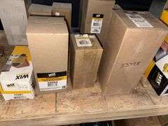 Assortment of (49) Filters, All New In Box, Fuel, Coolant, Hyd, Engine Oil, (6) Filter Interchange C