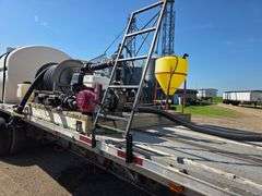 1994 Transcraft 48' Spread Axle Water Trailer, Air Ride, (2) 2,350 Gallon Tanks, 11R24.5 on All Alum