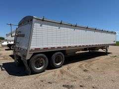 2018 Wilson Commander Hopper Bottom Trailer, Air Ride, 60” Sides x 41’ Long, 11R22.5 Tires on Alumin