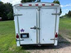 US Cargo 6’ x 10’ Enclosed Trailer, 2” Ball, Double Rear Doors, ST205/75R15 Tires on 5 Bolt Rims, Li