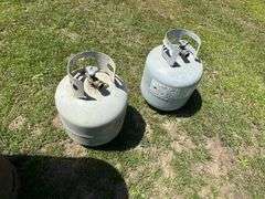 (2) 20lb LP Cylinders, New Style Valve