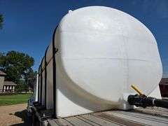 1994 Transcraft 48' Spread Axle Water Trailer, Air Ride, (2) 2,350 Gallon Tanks, 11R24.5 on All Alum