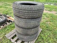 (4) Used Goodyear Wrangler 265/65R18 Tires, Buying All for One Money