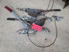 (3) Cable Come Alongs
