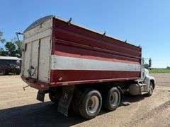 1989 Freightliner Semi, 766,000 Miles, 9 Speed Transmission, 19’ Steel Box, Roll Tarp, 855 Cummins @