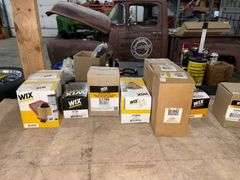 Assortment of (49) Filters, All New In Box, Fuel, Coolant, Hyd, Engine Oil, (6) Filter Interchange C