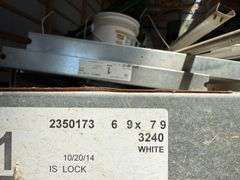 8’Tx82”W Overhead Door with Hardware, Used