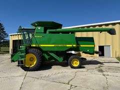 1999 John Deere 9510 Combine, 2wd, 3,279/4,588 Sep/Eng Hours, Maurer Hopper Extension, 3 Speed Hydro