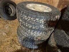 (4) Falken Wildpeak 265/70R17 Tire on Chevrolet Rim, Buying All for One Money
