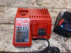 New Milwaukee M18 SC 5.0 Amp Battery and Charger