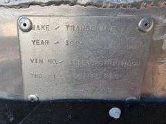 1994 Transcraft 48' Spread Axle Water Trailer, Air Ride, (2) 2,350 Gallon Tanks, 11R24.5 on All Alum