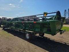 2014 John Deere 640FD 40’ Flex Draper, Flip Reel, Dual Knife Drive, Poly Tine Pickup Reel, Comes wit