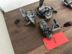 (3) PFLUEGER Fishing Reels, Set up for Left Hand, Should be in Working Order Per Seller – 1, Buying 