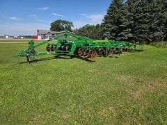 2016 John Deere 2730X 18’ Combination Ripper, 9 Shank, Remlinger 5 Bar Spike Tooth Harrow, Single Po