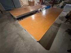 (2) Heavy Duty Folding Tables, 30” x 96”, Buying Both for One Money