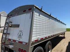 2018 Wilson Commander Hopper Bottom Trailer, Air Ride, 60” Sides x 41’ Long, 11R22.5 Tires on Alumin