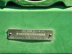 John Deere 680 Chisel Plow, 25’ Wide, Fold up Wings, Walking Tandems, 3 Bar Harrow, SN: 002635