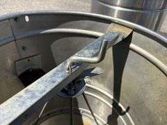 (4) PAX Round Stainless Steel Pig Feeders, 37” Tall