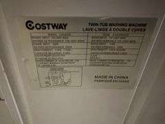 Costway Twin Tub Washing Machine, Working Order Per Seller