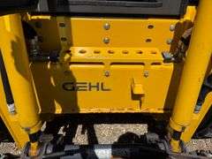 Gehl 4835 SXT Turbo Skid Loader, 985 Hours, Radio, Heat, Auxiliary Hydraulics, Quick Attach, New Buc