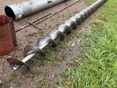 Sudenga Sump Auger and Tube, out of 36’ Bin, 8”, with 5HP 1Ph, 220V, 50A Plug