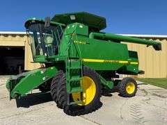 1999 John Deere 9510 Combine, 2wd, 3,279/4,588 Sep/Eng Hours, Maurer Hopper Extension, 3 Speed Hydro