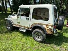 1986 Jeep CJ7, 2 Door, 4x4, 6 Cylinder, 4 Speed Manual Transmission, 143,058 Miles, Has Not Been Ran