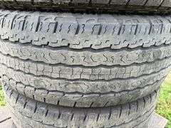 (4) Used Goodyear Wrangler 265/65R18 Tires, Buying All for One Money