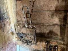 Large Trap Lot Includes (11) Mink/Muskrat Stretchers, (8) 1.5” Traps, (5) Foothold Traps, (6) 110 Tr