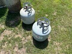 (2) 20lb LP Cylinders, New Style Valve