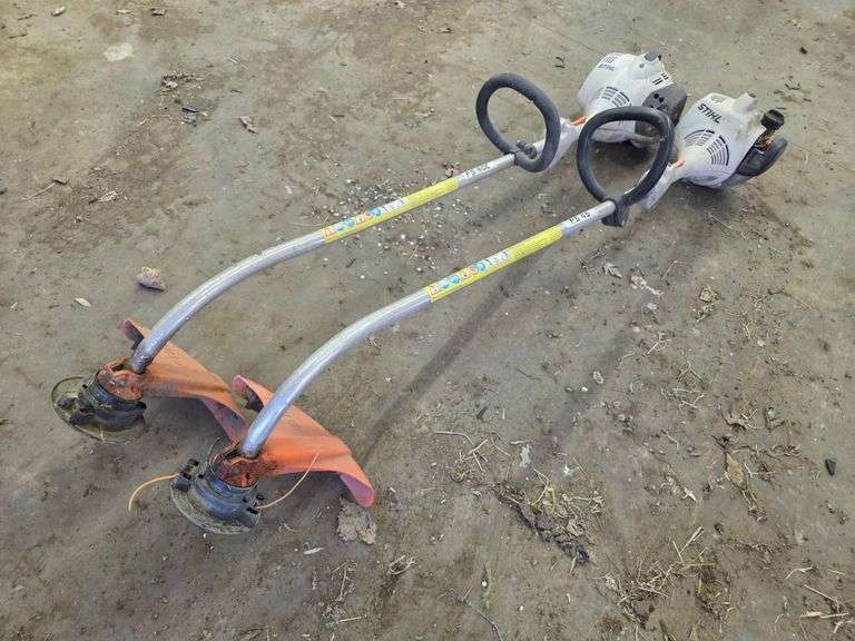 (2) Stihl F545 F54DC Weed Eaters, Untested, Buying All for One Money