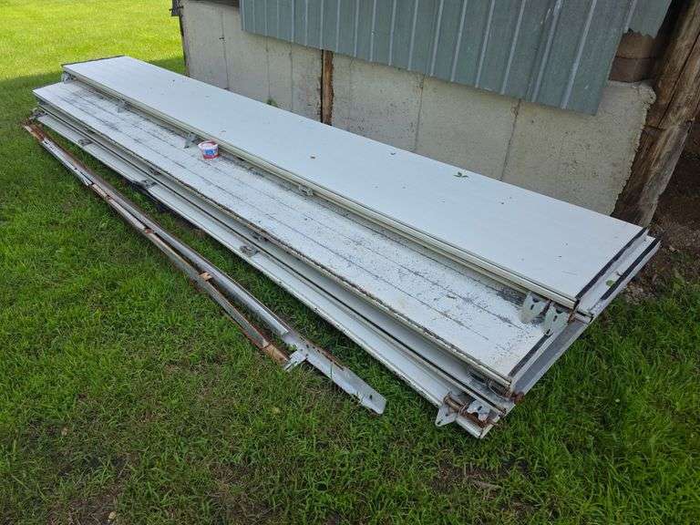 Insulated Garage Door, 16’ Wide x 14’ Tall, Has Some Damage, See Photos