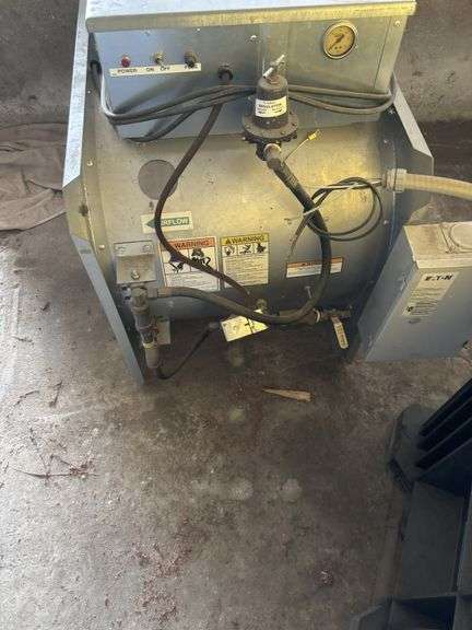 24” Sukup Liquid Propane Heater, Used for 6 Seasons Until Strom in ’22 Took the Bin Away