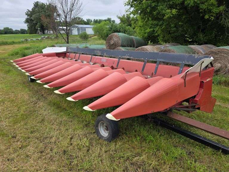Case IH 1083 Corn Head, 12 Row 22”, Poly Snouts, SN: 000510