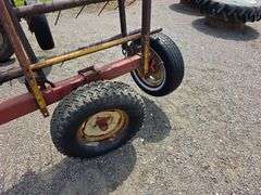 Melroe Model 452 – 12 Section 6' Coil Tine Drag, Hydraulic Down, SN: 661275 *One wing tire blew from