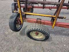 Melroe Model 452 – 12 Section 6' Coil Tine Drag, Hydraulic Down, SN: 661275 *One wing tire blew from